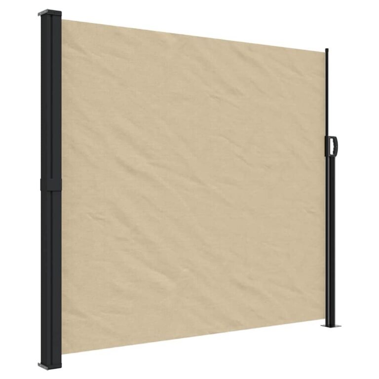Ištraukiama šoninė markizė – 180×500 cm, smėlio spalva Ištraukiama šoninė markizė – 180×500 cm, smėlio spalva