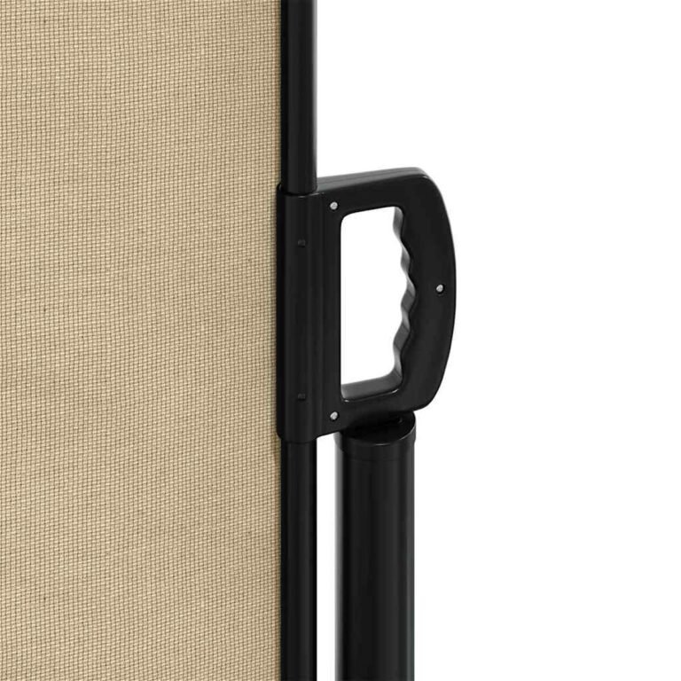 Ištraukiama šoninė markizė – 220×500 cm, smėlio spalva – produkto nuotrauka 8