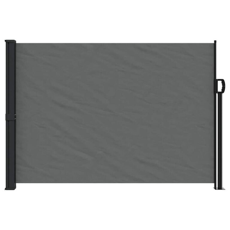 Ištraukiama šoninė markizė – 140×600 cm, antracito spalva – produkto nuotrauka 4