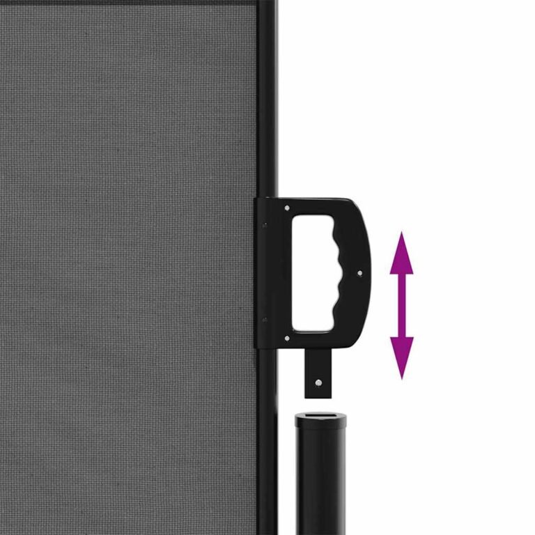 Ištraukiama šoninė markizė – 140×600 cm, antracito spalva – produkto nuotrauka 7