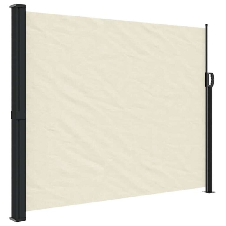 Ištraukiama šoninė markizė – 160×600 cm, kreminė spalva Ištraukiama šoninė markizė – 160×600 cm, kreminė spalva