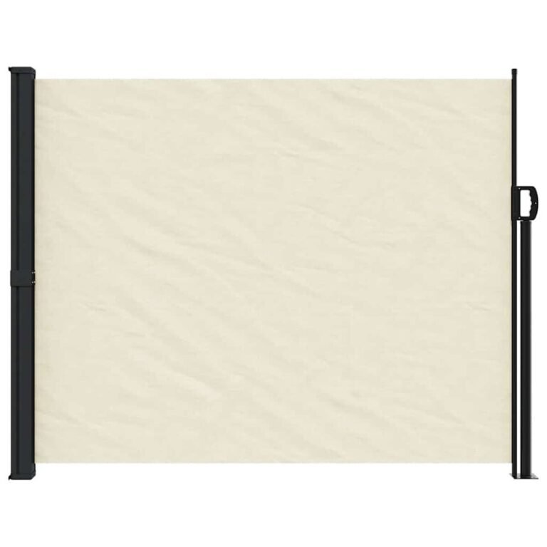 Ištraukiama šoninė markizė – 160×600 cm, kreminė spalva – produkto nuotrauka 3