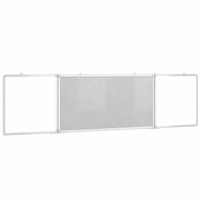 vidaXL Magnetinė balta lenta, 160x40x1,7cm, aliuminis, sulankstoma – produkto nuotrauka 3