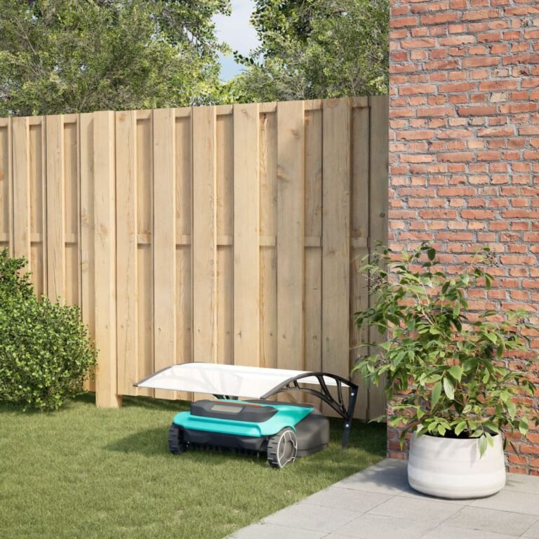 Roboto vejapjovės stoginė – 80×101×46 cm, juoda spalva – nuotrauka 3 Roboto vejapjovės stoginė – 80×101×46 cm, juoda spalva – produkto nuotrauka 3