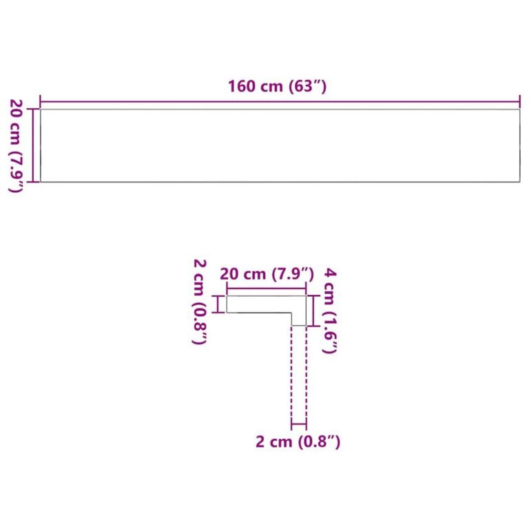 vidaXL Palangės, 2 vnt, šviesiai rudos, 160x20x2 cm, ąžuolo medienos – produkto nuotrauka 10