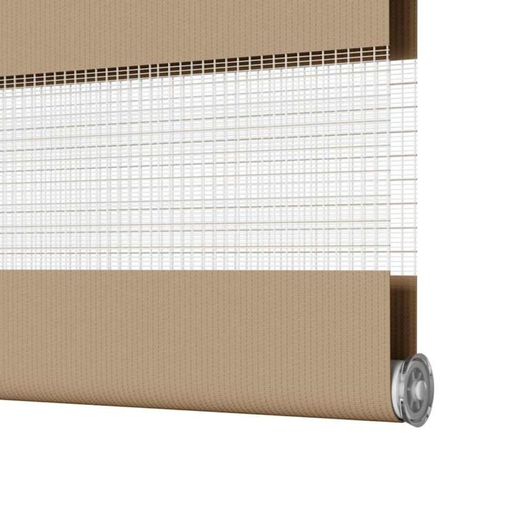 Diena-naktis roletas – 165×100 cm, ruda spalva – produkto nuotrauka 12
