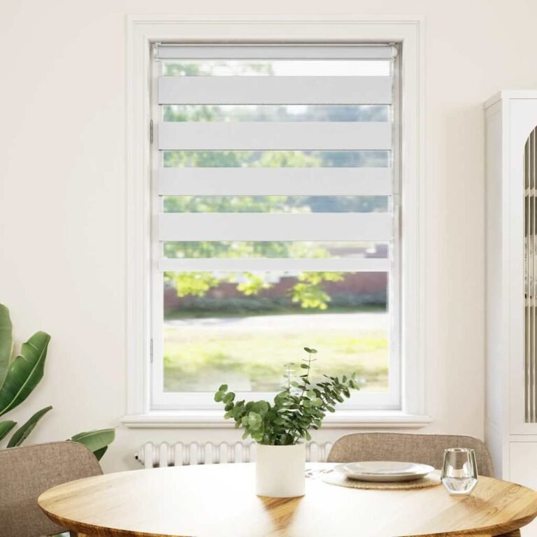 Diena-naktis roletas – 80×150 cm, balta spalva – produkto nuotrauka 2