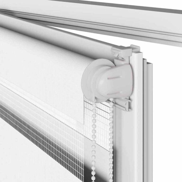 Diena-naktis roletas – 80×150 cm, balta spalva – produkto nuotrauka 10