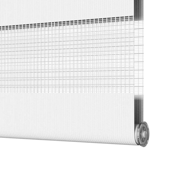 Diena-naktis roletas – 80×150 cm, balta spalva – produkto nuotrauka 11