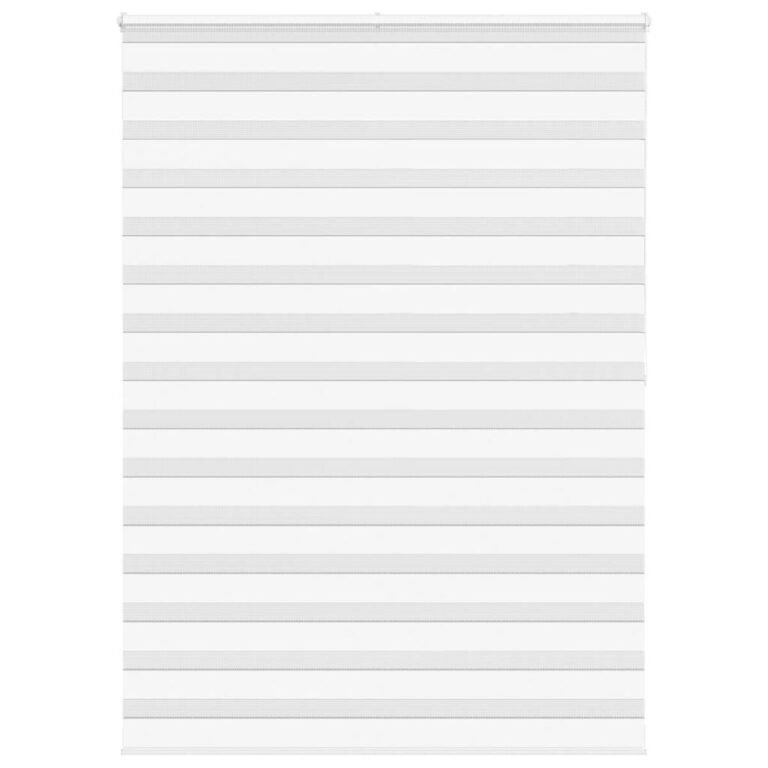 Diena-naktis roletas – 160×200 cm, balta spalva