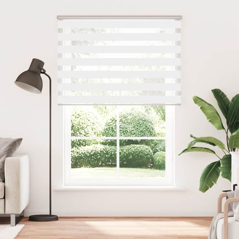 Diena-naktis roletas – 160×200 cm, balta spalva – produkto nuotrauka 2