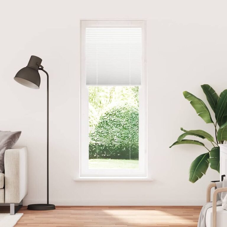 Plisuotas roletas – 80×200 cm, balta spalva – produkto nuotrauka 2
