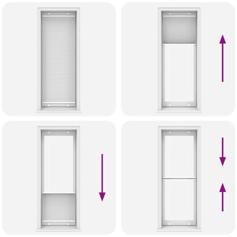 Plisuotas roletas – 80×200 cm, balta spalva – produkto nuotrauka 5