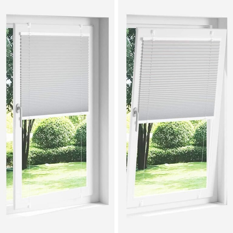 Plisuotas roletas – 80×200 cm, balta spalva – produkto nuotrauka 6