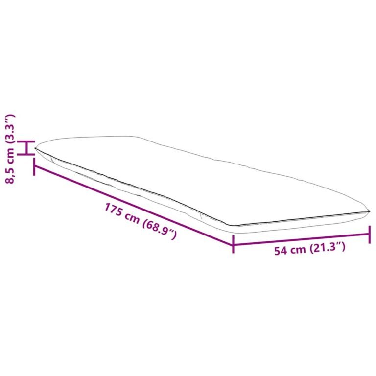 Gultas – 175×54×8,5 cm, rusvai pilka spalva – nuotrauka 11 Gultas – 175×54×8,5 cm, rusvai pilka spalva – produkto nuotrauka 11