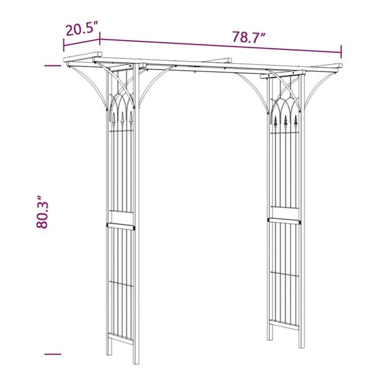 Skėčiai ir pavėsinės – 200×52×204 cm – produkto nuotrauka 7