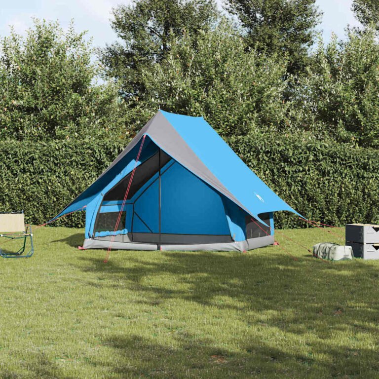 vidaXL Šeimos palapinė 220 x 220 x 184 cm Poliesteris ir fibra stiklas – produkto nuotrauka 2