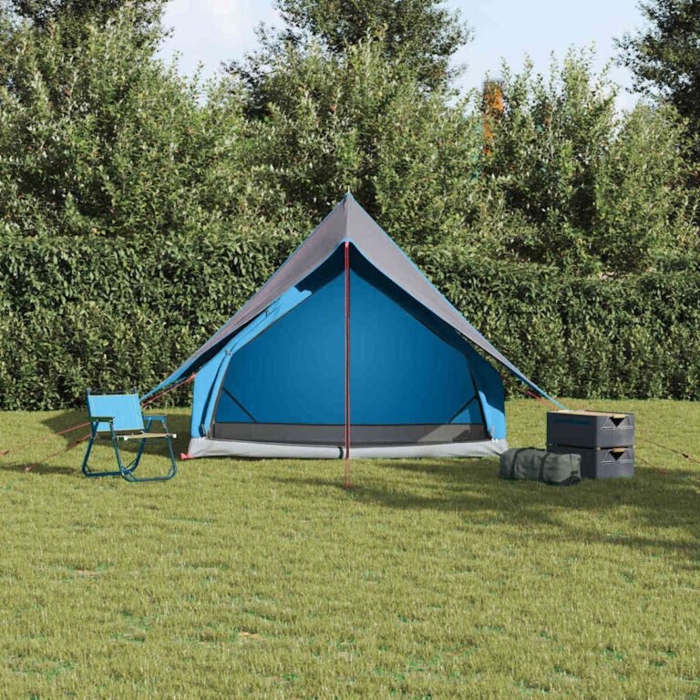 vidaXL Šeimos palapinė 220 x 220 x 184 cm Poliesteris ir fibra stiklas – produkto nuotrauka 3