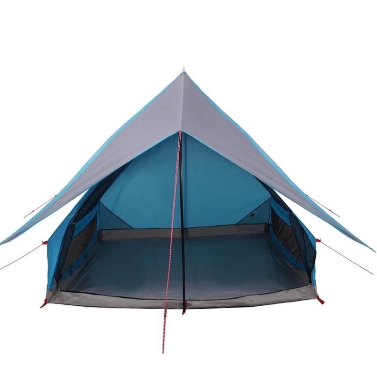 vidaXL Šeimos palapinė 220 x 220 x 184 cm Poliesteris ir fibra stiklas – produkto nuotrauka 11
