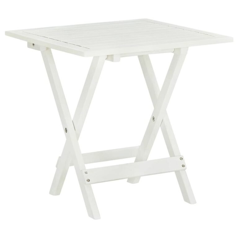 Stalas – 46×46×47 cm, balta spalva Stalas – 46×46×47 cm, balta spalva