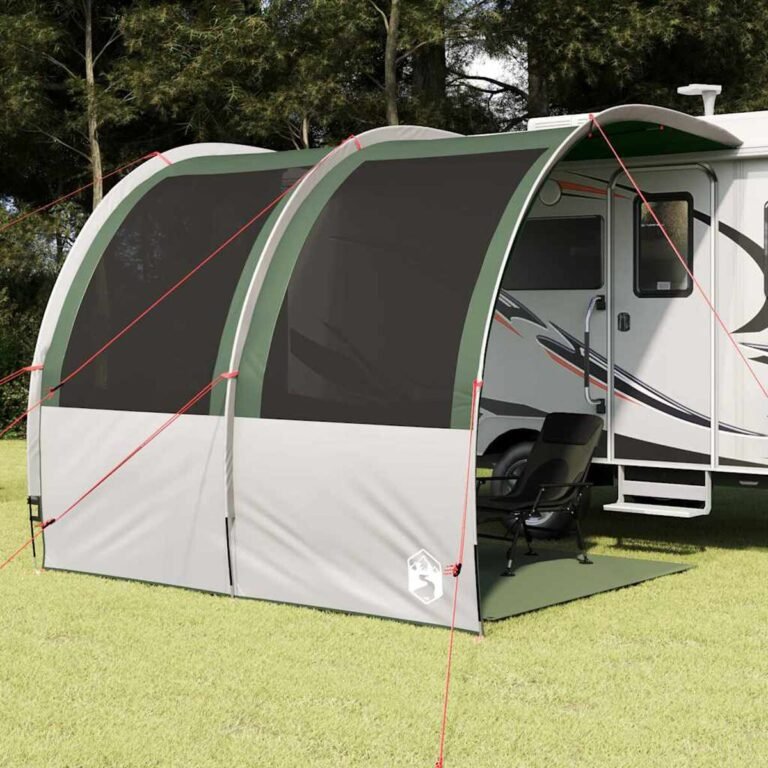 vidaXL Vandeniui atspari užuolaida Žalia 260 x 300 x 260 cm – produkto nuotrauka 3