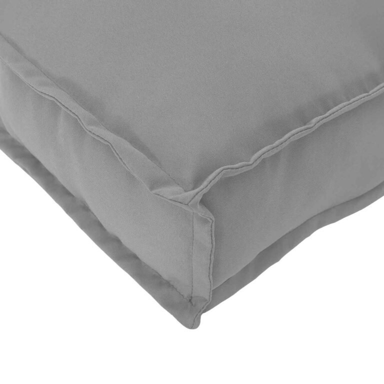 vidaXL Pagalvėlė Oksfordo audinys Pilka 120 x 40 x 8 cm – produkto nuotrauka 4
