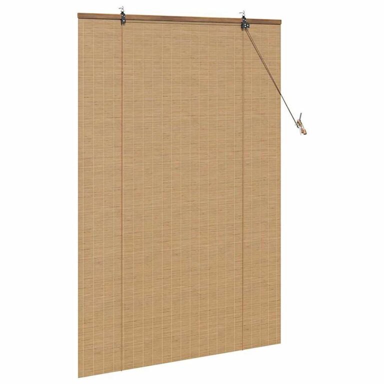 vidaXL Roletas Ruda 100 x 160 cm Bambukas – nuotrauka 4 vidaXL Roletas Ruda 100 x 160 cm Bambukas – produkto nuotrauka 4