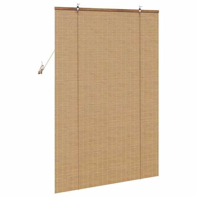 vidaXL Roletas Ruda 100 x 160 cm Bambukas – nuotrauka 5 vidaXL Roletas Ruda 100 x 160 cm Bambukas – produkto nuotrauka 5