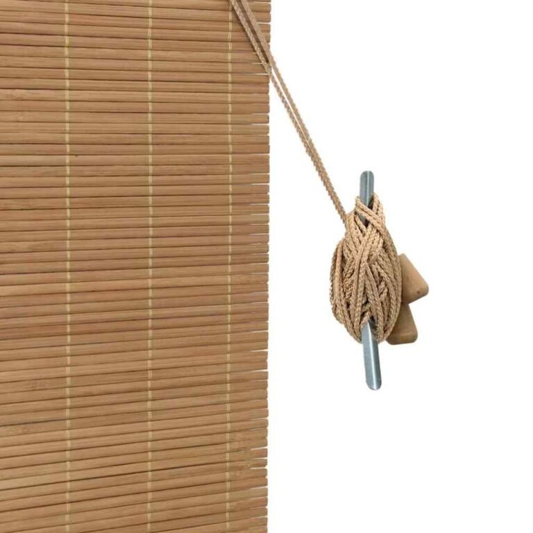 vidaXL Roletas Ruda 100 x 160 cm Bambukas – nuotrauka 6 vidaXL Roletas Ruda 100 x 160 cm Bambukas – produkto nuotrauka 6