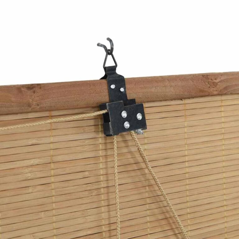 vidaXL Roletas Ruda 100 x 160 cm Bambukas – nuotrauka 7 vidaXL Roletas Ruda 100 x 160 cm Bambukas – produkto nuotrauka 7