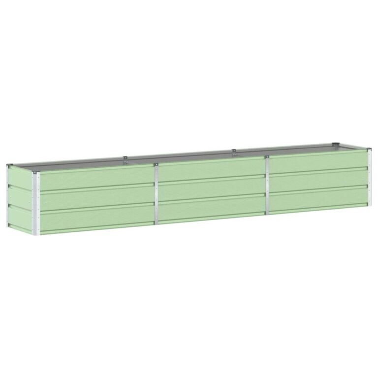 vidaXL Lovelis Pastelinė žalia 290 x 50 x 45 cm Cinkuota plienas