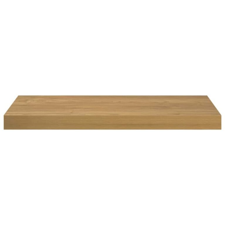 vidaXL Sieninė lentyna 2 vnt. Ruda 60 x 23,5 x 3,8 cm Apdirbta mediena – produkto nuotrauka 7