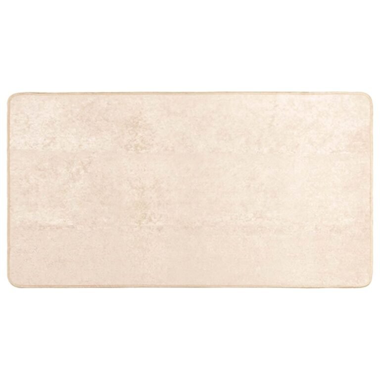 vidaXL Kilimėlis MARSA Kreminė 100 x 150 cm Poliesteris ir PVC