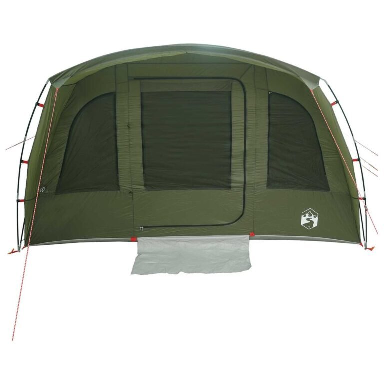 vidaXL Tunelinė palapinė Alyvuogių žalia 427 x 315 x 178 cm – produkto nuotrauka 5