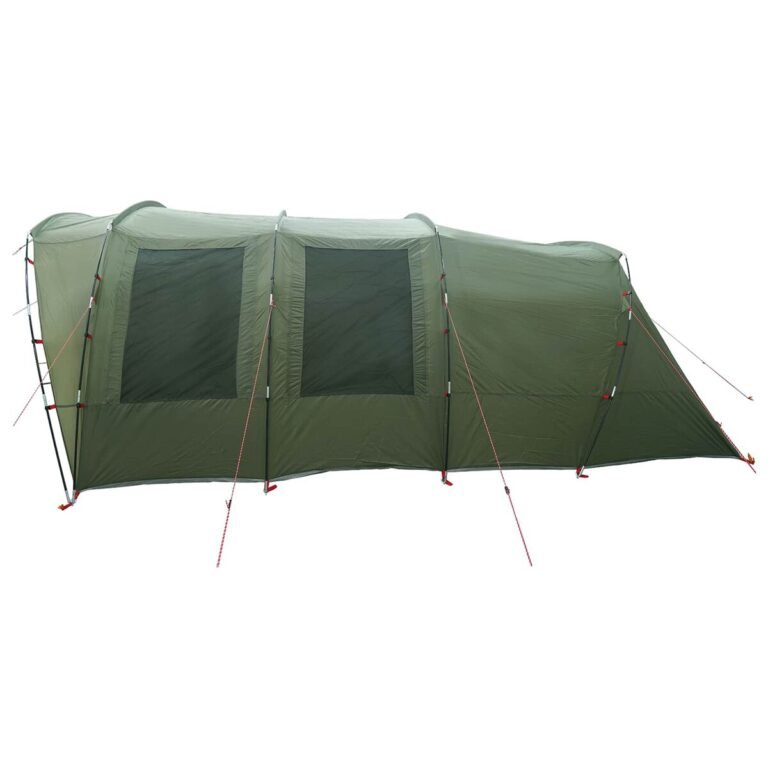 vidaXL Tunelinė palapinė Alyvuogių žalia 427 x 315 x 178 cm – produkto nuotrauka 6