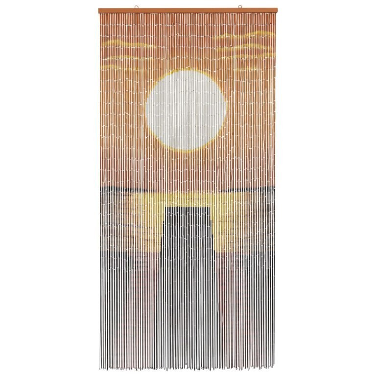 vidaXL Kenkėjų Durų Užuolaida multicolor 100 x 200 cm Bambukas – produkto nuotrauka 3