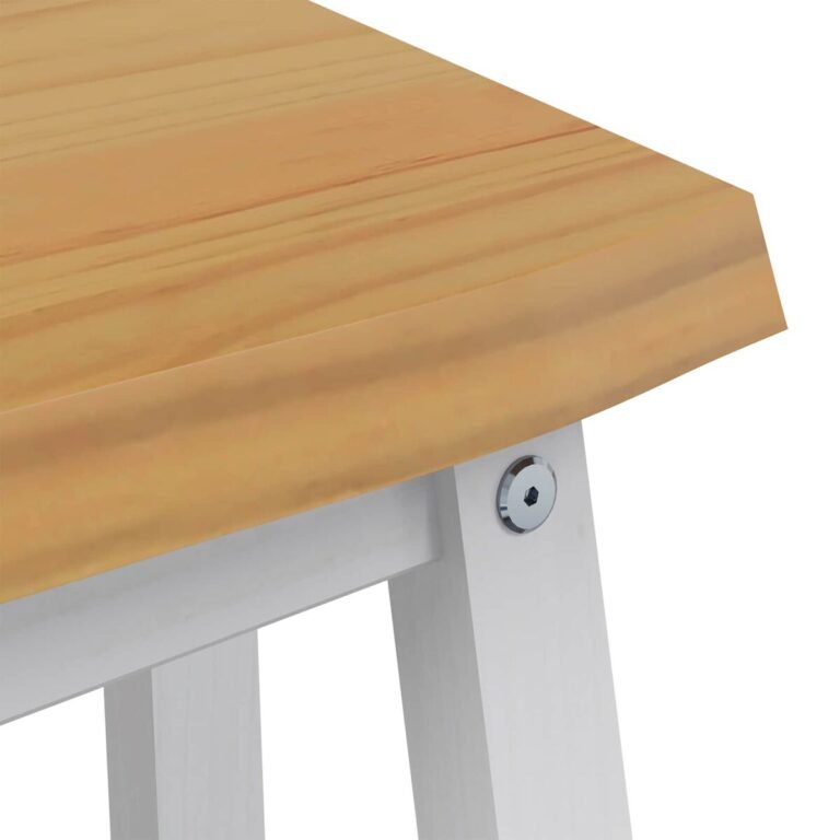VidaXL Valgomojo suolas EKAI Balta 91,5 x 29 x 45,5 cm – produkto nuotrauka 6