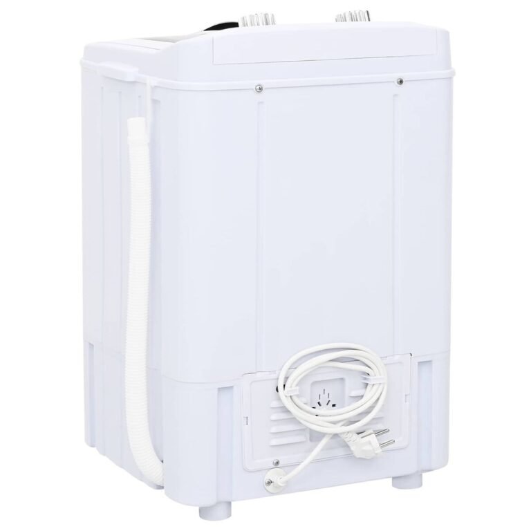 vidaXL Mini skalbimo mašina su vienu būgnu 4,6 kg Juoda ir Balta – nuotrauka 5 vidaXL Mini skalbimo mašina su vienu būgnu 4,6 kg Juoda ir Balta – produkto nuotrauka 5