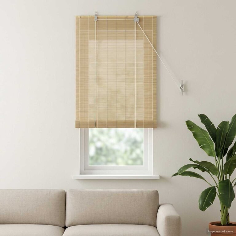 vidaXL Roletas Natūrali 40 x 160 cm Bambukas – produkto nuotrauka 2