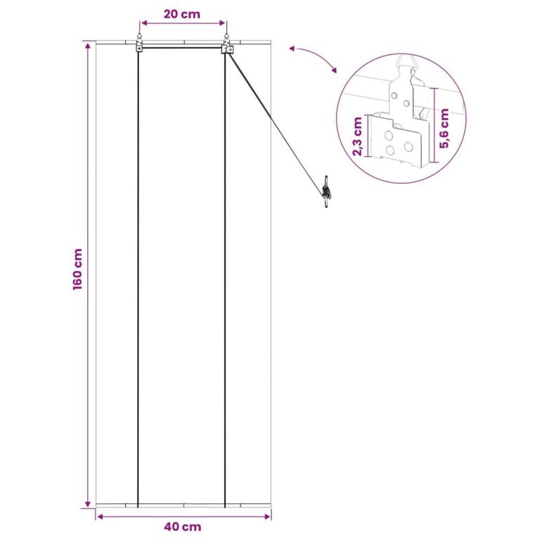 vidaXL Roletas Natūrali 40 x 160 cm Bambukas – produkto nuotrauka 8
