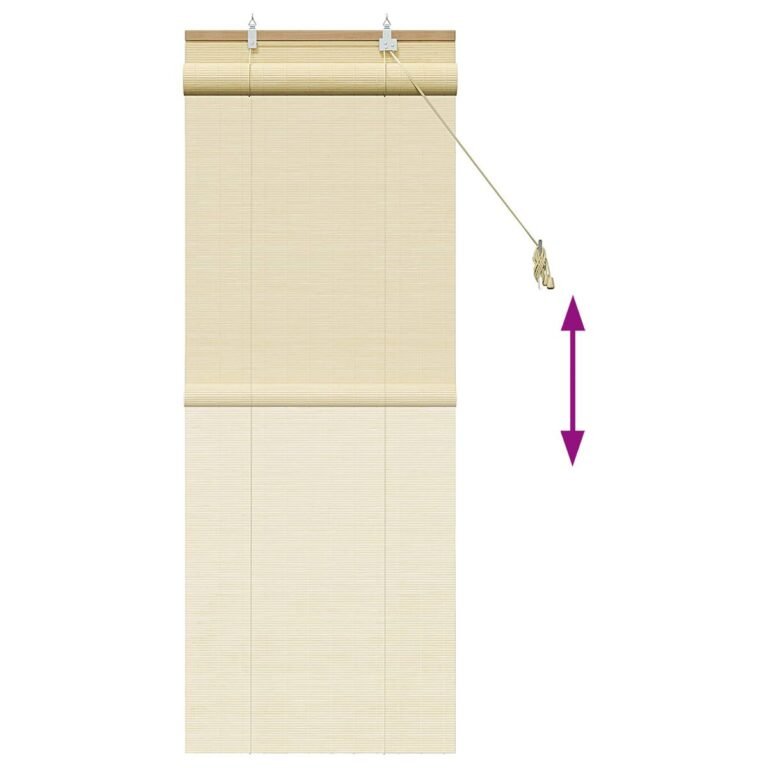 vidaXL Roletas Natūrali 50 x 160 cm Bambukas – produkto nuotrauka 6