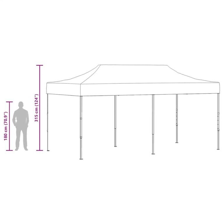 Palapinė – 3×6 m, mėlyna spalva – produkto nuotrauka 13