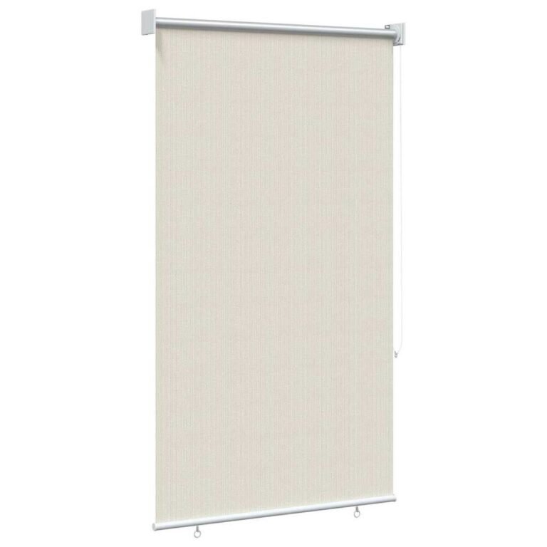 vidaXL Lauko roletas, 105 (plotis) x 140 (aukštis) cm, kreminės spalvos – produkto nuotrauka 3