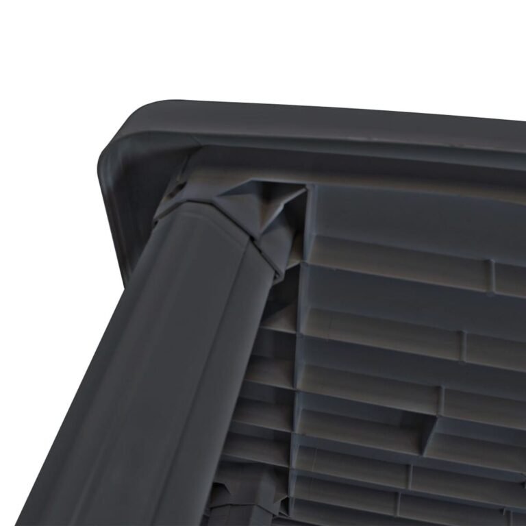 Lauko stalas – 101×68×72 cm, antracito spalva – nuotrauka 4 Lauko stalas – 101×68×72 cm, antracito spalva – produkto nuotrauka 4