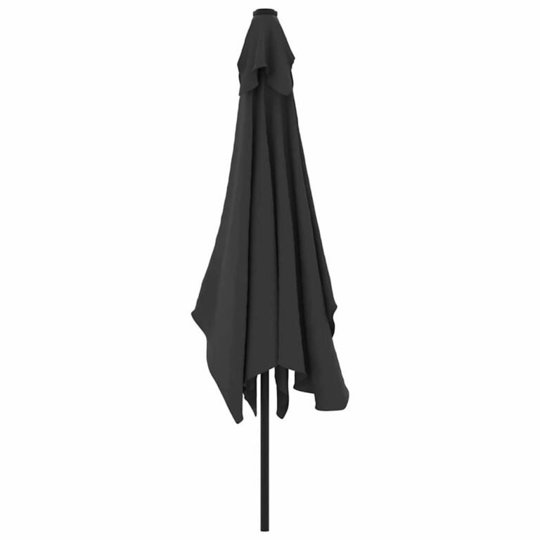 Lauko skėtis – 300×200 cm, antracito spalva – produkto nuotrauka 4