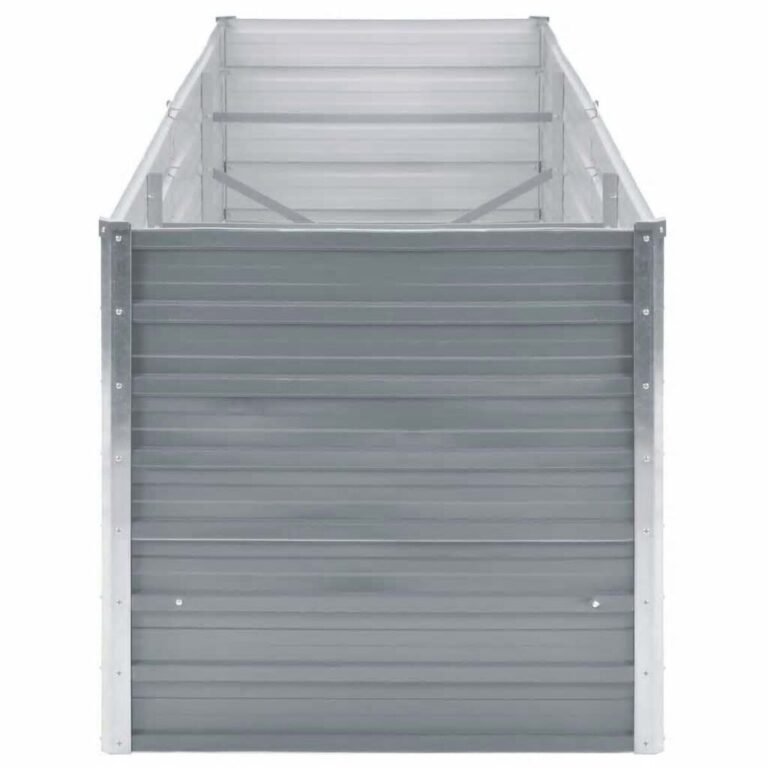 Pakelta lysvė – 240×80×77 cm, pilka spalva – produkto nuotrauka 4