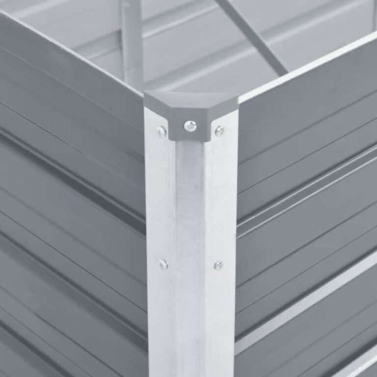 Pakelta lysvė – 240×80×77 cm, pilka spalva – produkto nuotrauka 6
