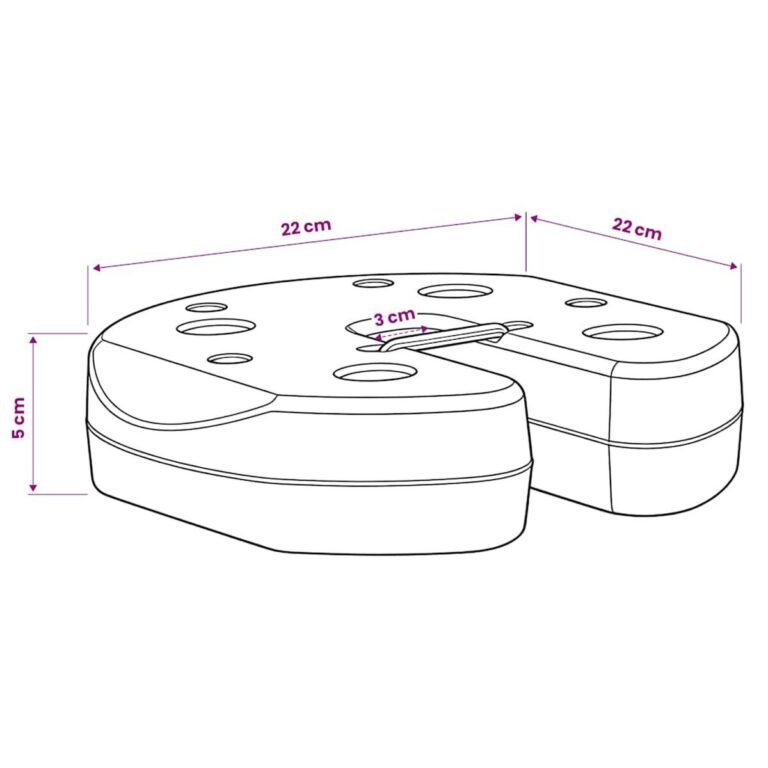 Pavėsinės svoriai – 220×50 mm, juoda spalva – nuotrauka 7 Pavėsinės svoriai – 220×50 mm, juoda spalva – produkto nuotrauka 7