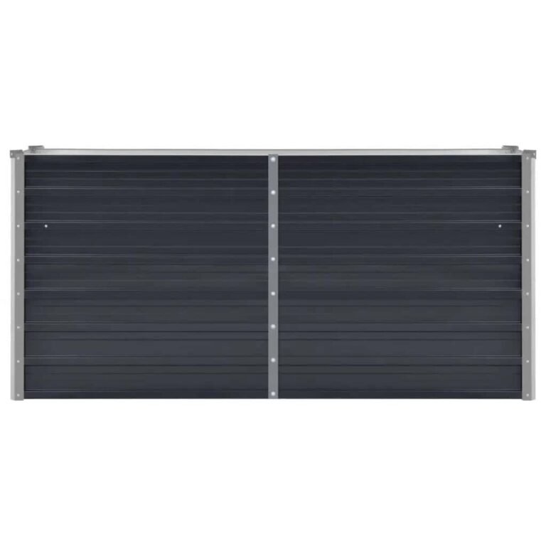 Pakelta lysvė – 160×40×77 cm, antracito spalva – produkto nuotrauka 4