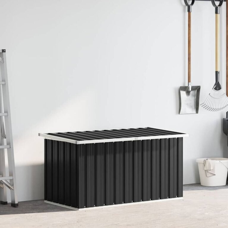 Lauko daiktadėžė – 129×67×65 cm, antracito spalva – produkto nuotrauka 3